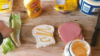 How To Make A Bologna Sandwich  The Sandwich Dad [upl. by Enerak]