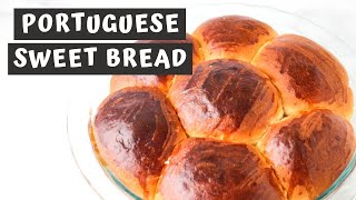 Easy Homemade PORTUGUESE SWEET BREAD Recipe  Keeping It Relle [upl. by Tome]