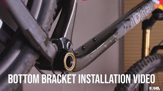 How to install a bottom bracket  Kogel Bearings [upl. by Kramnhoj]