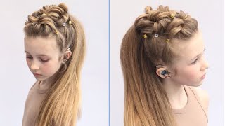 Quick and easy Viking hairstyle [upl. by Yssis]