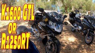 BMW K1600GTL or R1250RT Three old bikers  honest BS about these two bikes and the R1250GS In 4K [upl. by Claud161]