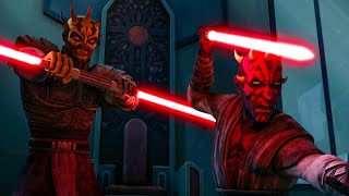 Darth Maul y Savaje Opress vs Darth Sidious  Star Wars The Clone Wars  Audio latino HD [upl. by Nahtaj257]