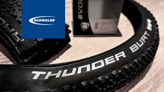 Schwalbe Thunder Burt 29 x 225 SnakeSkin PaceStar  Measured Compared with Racing Ralph [upl. by Aihsekat]