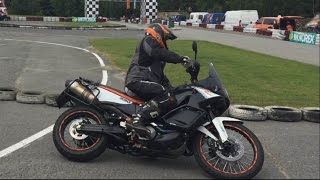 Ktm 990 Adventure Drift and Wheelie [upl. by Plank]