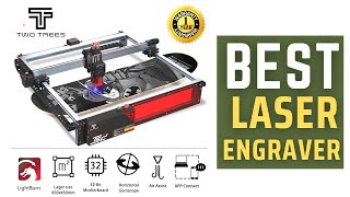 Best Laser Engraver  TwoTrees TS2 80W CNC Laser Engraver Review [upl. by Jenine484]