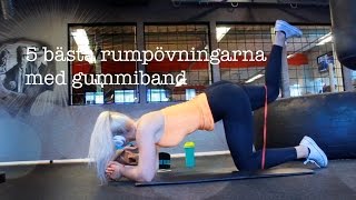 5 övningar för rumpan med gummiband [upl. by Seward]