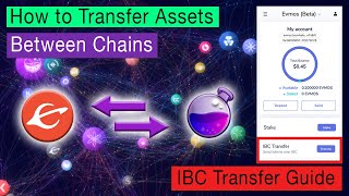 IBC transfer between EVMOS network and Osmosis using Keplr wallet  IBC channel create Guide [upl. by Noillimaxam]