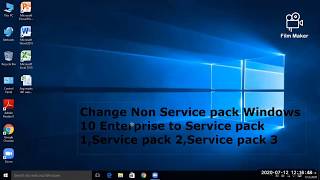 Convert Non service pack windows 10 to service pack windows 10 [upl. by Leonerd]