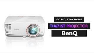 BenQ TH671ST Short Throw Full HD DLP Projector [upl. by Nilyram396]