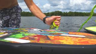 Ronix Wakesurf FinS Install [upl. by Nedry]