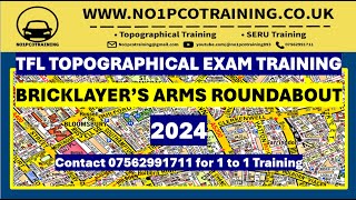 BRICKLAYER’S ARMS ROUNDABOUT TOPOGRAPHICAL SKILLS ASSESSMENT FEBRUARY 2024 TFL TOPOGRAPHICAL EXAM [upl. by Huxley595]