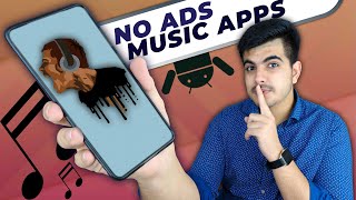 Top 3 No Ads Music Streaming Apps FREE [upl. by Audres]