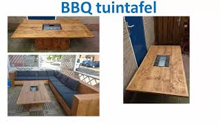 Zelf een steigerhouten tuintafel maken of toch liever kopen [upl. by Arretahs]