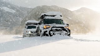 Winter Camping in Snowstorm  Escape Mission While Blizzard ASMR LX470 4Runner  S2Ep4 [upl. by Gerhardt578]