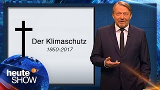 RIP Klimaschutz Dietmar Wischmeyer hält die Grabrede  heuteshow vom 07042017 [upl. by Guod]