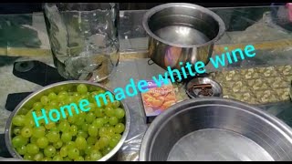 Home made white wine Wine recipe [upl. by Nerra]