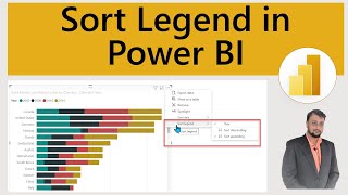 Sort Legend in Power BI [upl. by Shrier]