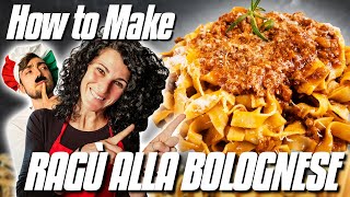 Ragu Alla Bolognese Recipe  How to Make Authentic Bolognese Sauce [upl. by Zorina]