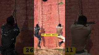 26 feet wall climbing nsgcommando cif wbp ciat greyhound crpf ssf sscgd ssc cisf army [upl. by Nivej]