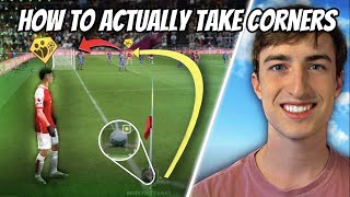 The COMPLETE Corner Kick Tutorial In EAFC [upl. by Yelssew]