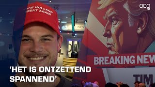 Amerikaanse verkiezingsnacht in Forum Groningen [upl. by Virgilia174]