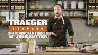 How to Spatchcock a Turkey  Traeger Staples [upl. by Kelbee]