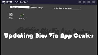 Gigabyte GA AB350 Gaming 3 Bios Update via Bio App [upl. by Teews]