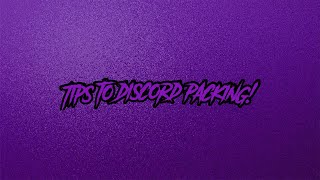 HOW TO ROASTPACK ON DISCORD Discord Packing Tips [upl. by Innob459]