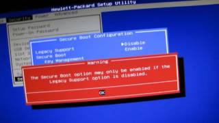 HP All in One Desktop PC How to Boot from a USB Flash Drive [upl. by Nahamas]