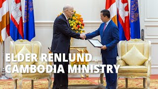 Apostle Dale G Renlunds Historic Ministry in Cambodia [upl. by Nwahsat959]