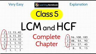 Class 5 LCM and HCF [upl. by Pallas]