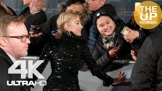 Lady Birds Saoirse Ronan and Greta Gerwig at BAFTAs red carpet [upl. by Esinel746]