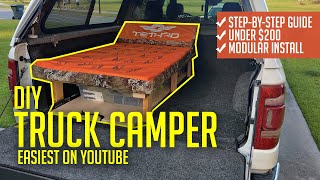 Truck Bed Camper  StepbyStep Buildalong Tutorial [upl. by Hussein]