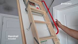 FAKRO LWT thermoinsulated attic ladder [upl. by Roinuj304]