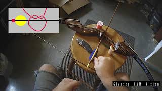 Stepbystep  Tie a Traditional Nocking Point on your Bow [upl. by Waxler199]