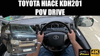 Toyota Hiace KDH201 SuperGL Dark Prime POV Drive [upl. by Aundrea782]