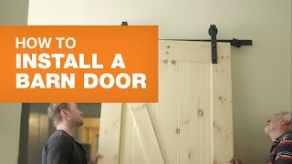 Barn Door Installation How to Install a Barn Door [upl. by Glen]