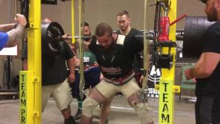 Tory Pelzer Pro Equipped Open 308lb class 1050lb Squat [upl. by Ninetta]