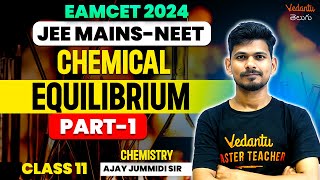 Chemical Equilibrium Class 11  Part 1  Important Chapter  EAMCET JEE NEET 202425  Ajay jummidi [upl. by Hawkins785]