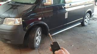 VW Transporter T5 Central Locking Not Working fault 01330 [upl. by Vastah]