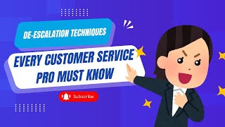 DeEscalation Techniques for Customer Service  HelpSquad [upl. by Ialda142]