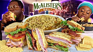 MCALISTERS KING CLUB COPYCAT MEAL HOMEMADE CHICKEN NOODLE SOUP RECIPE  MUKBANG EATING SHOW [upl. by Ocnarfnaig]