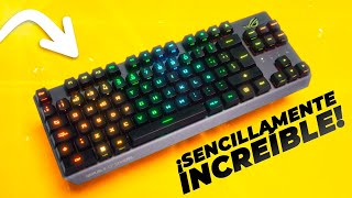 Este TECLADO es CASI PERFECTO 😱 Asus ROG Strix Scope RX TKL Wireless Deluxe ⚡️ [upl. by Burne12]