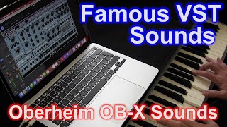 Famous Synth Sounds  43 Oberheim OBX Sounds [upl. by Lashond]