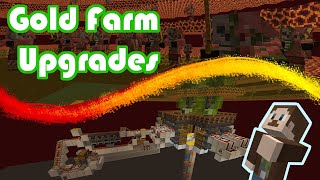 Great Gold Farm Upgraded Sorting Storage and Gold Sword Smelter Redstone Tutorial [upl. by Starinsky]