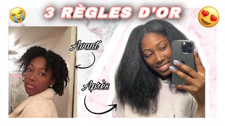 3 RÈGLES D’OR POUR FAIRE POUSSER SES CHEVEUX CRÉPUS RAPIDEMENT [upl. by Aihtak923]