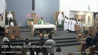 Annunciation Parish Edmonton Live Stream [upl. by Acirahs]