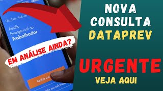 CONSULTA DO BENEFÍCIO DATAPREV  AUXÍLIO EMERGENCIAL [upl. by Bale]