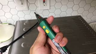 Commercial Electric Non Contact AC Voltage Detector MS8907H Demo [upl. by Ball]