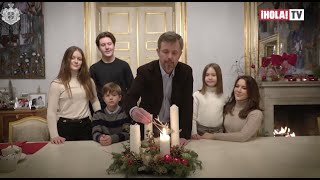 La familia real danesa ha compartido un video navideño desde el palacio de Amalienborg  ¡HOLA TV [upl. by Matthaus]